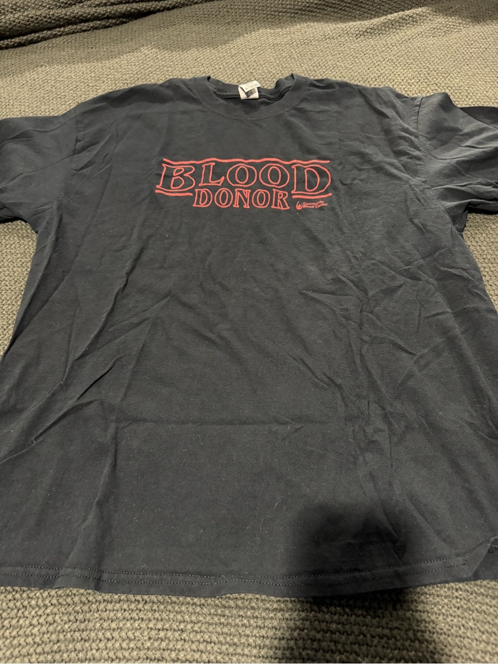 Blood Donor Graphic Tee - Black
